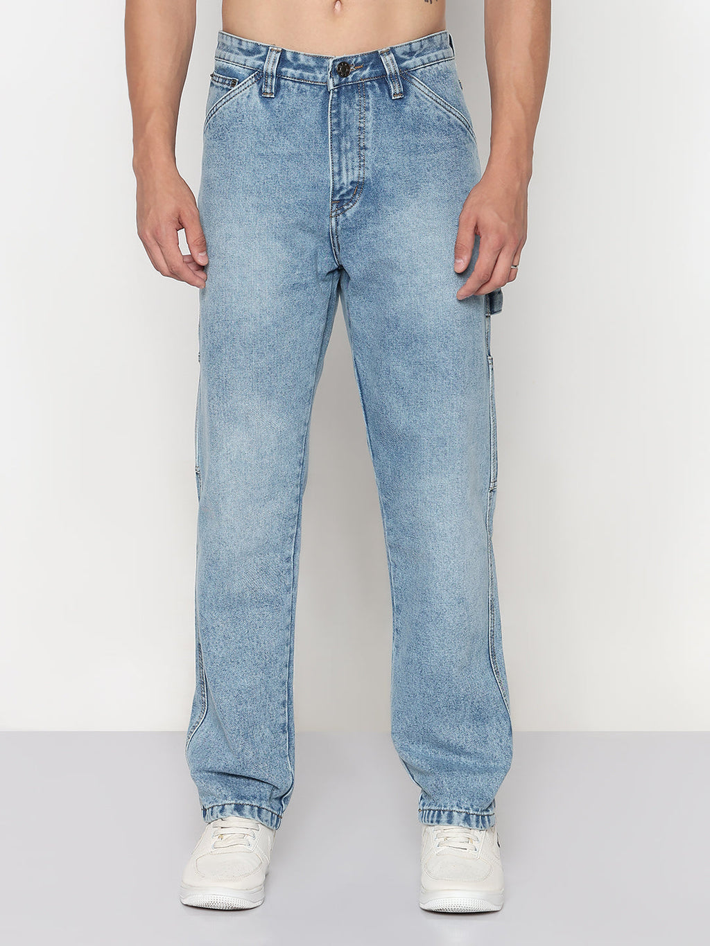 Men's Blue Relaxed Fit Jeans