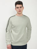 Men's Green Round Neck Sweatshirt