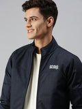 Men's Blue Tailored Sporty Jacket