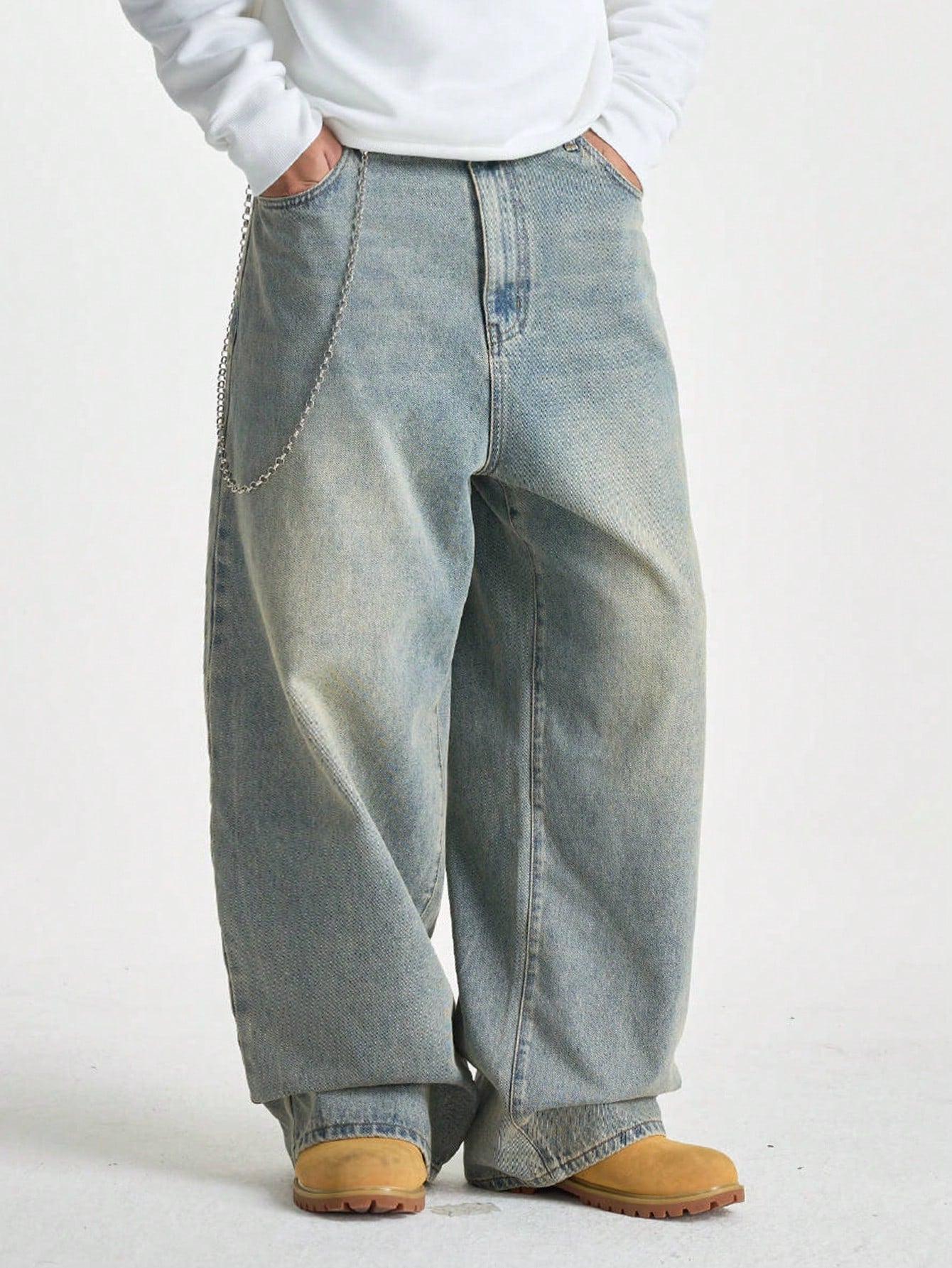 Untamed Blue Baggy Jeans