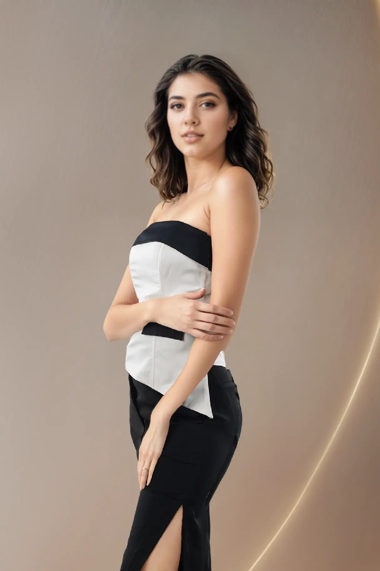 Monochrome Corset