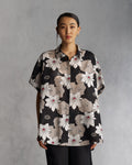Kaftan Shirt - Black & Grey