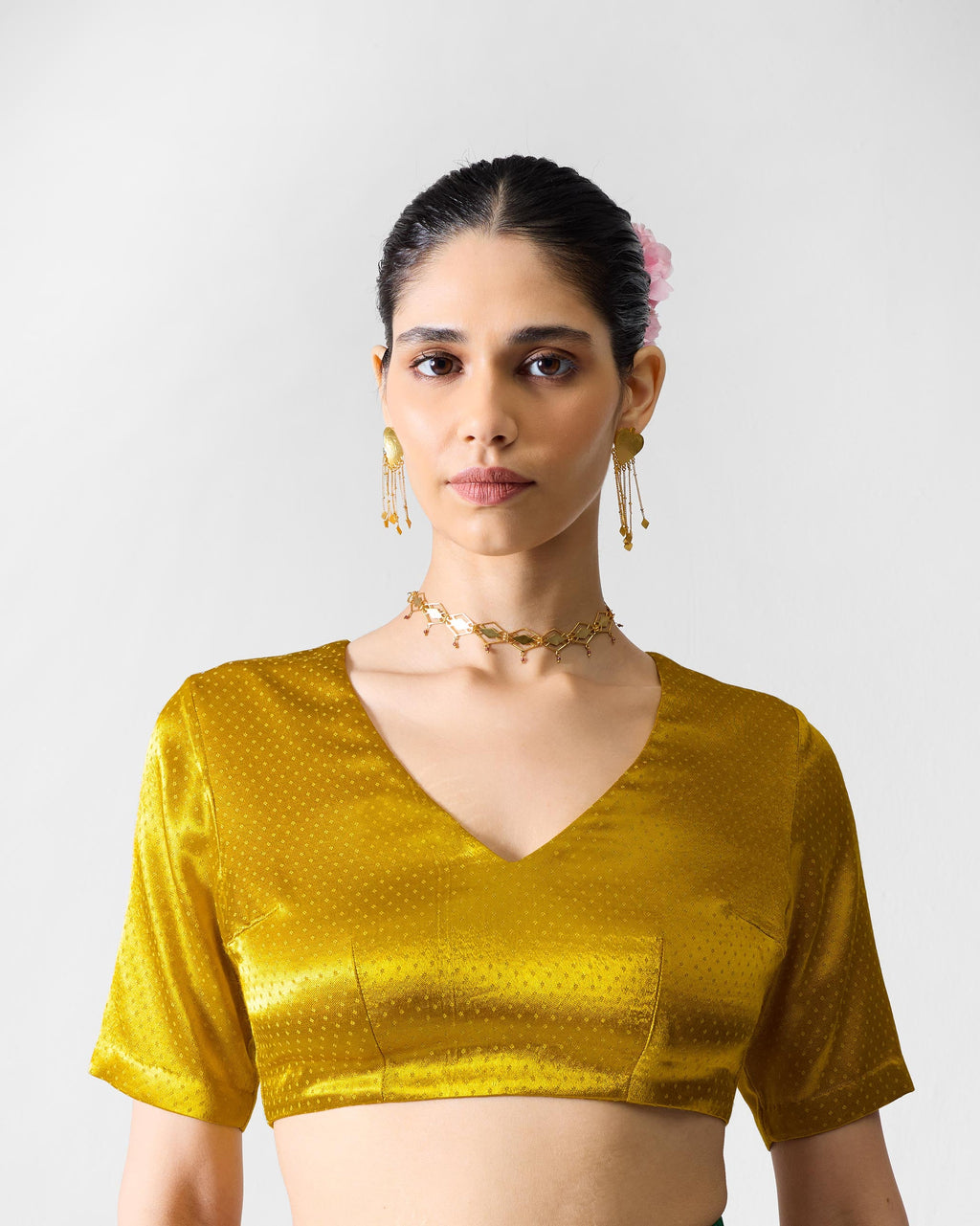 Dori Blouse - Chartreuse