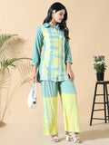 Women's Green Dyed Co-ords Set