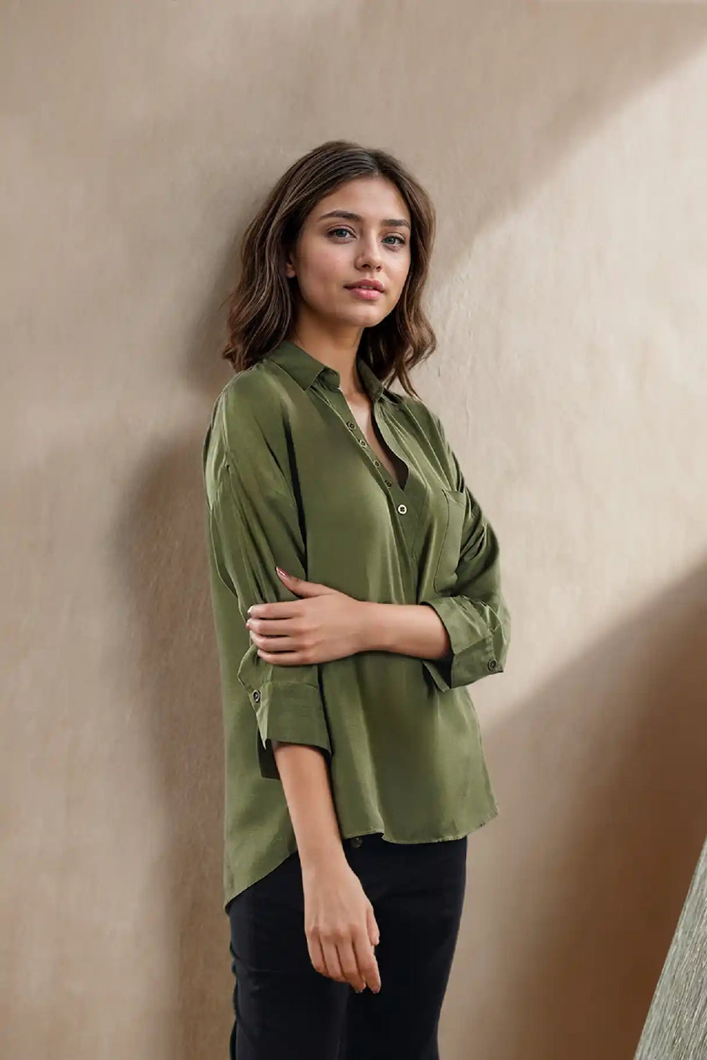 Olive Leaf Top