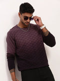Men's Purple Ombre Sweater
