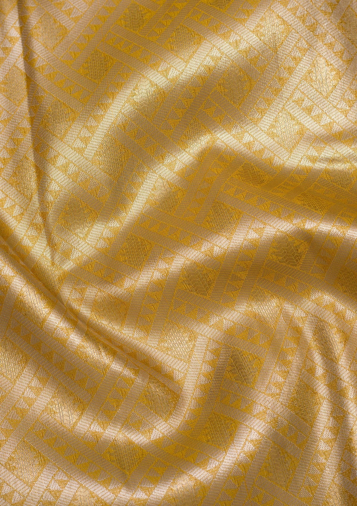 Yellow Zariwork Art Silk Saree