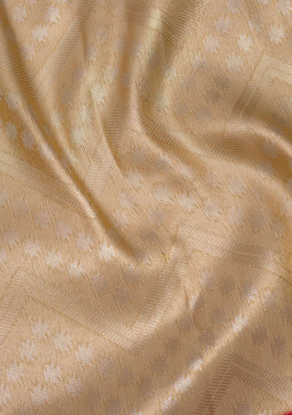 Beige Zariwork Art Silk Saree