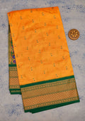 Mustard Zariwork Pure Silk Saree