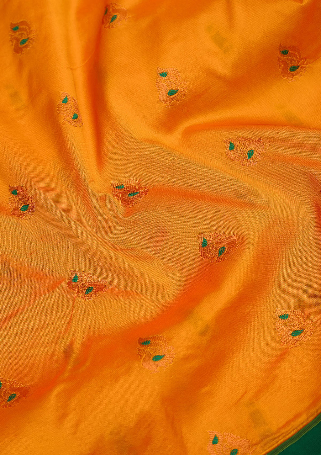 Mustard Zariwork Pure Silk Saree
