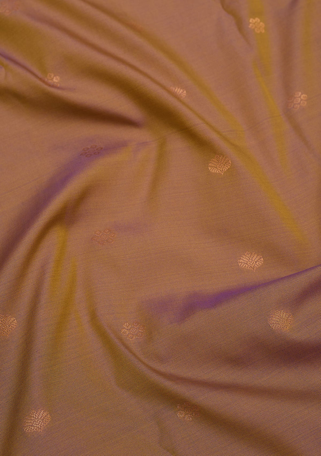 Light Brown Zariwork Pure Silk Saree