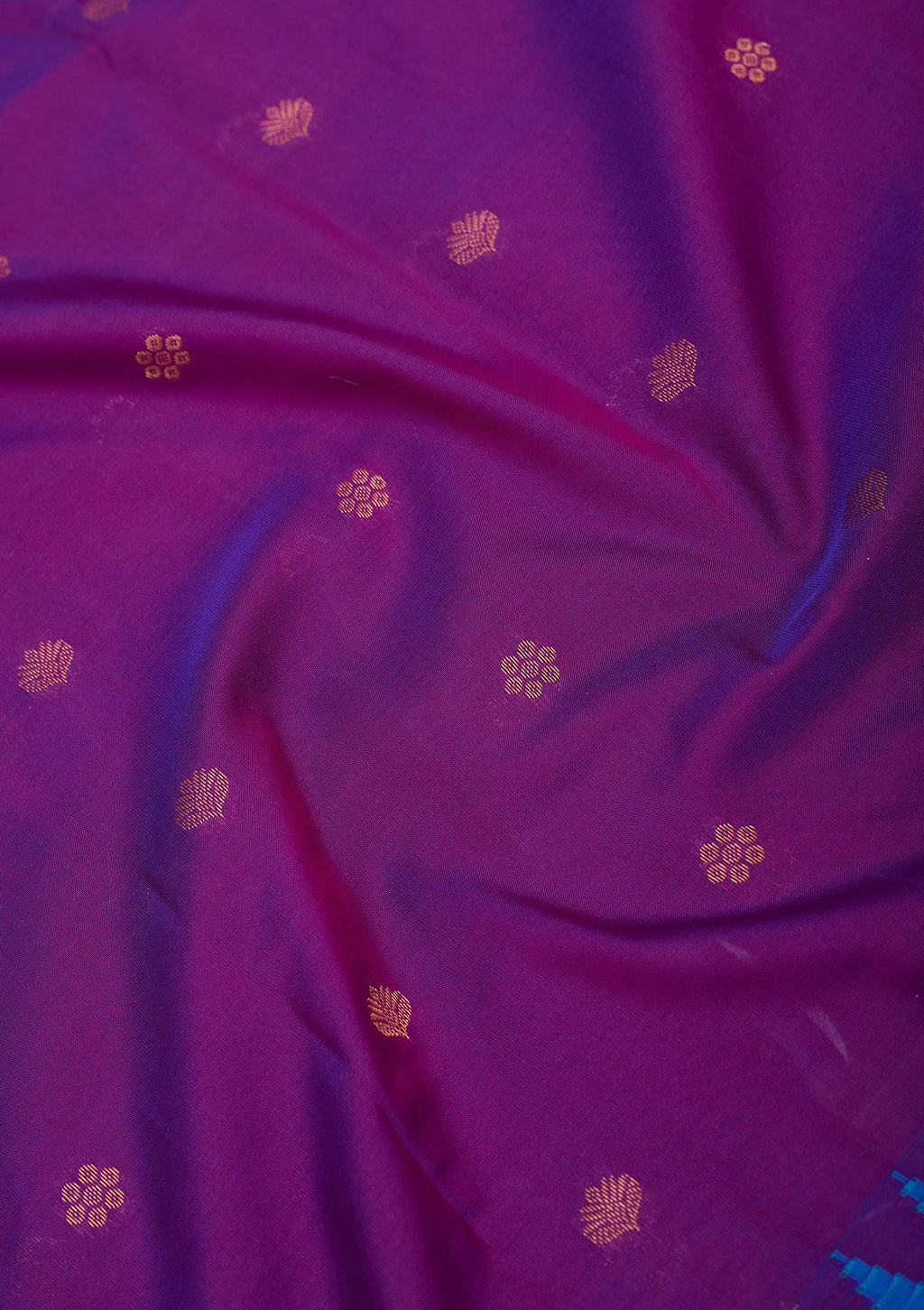 Purple Zariwork Pure Silk Saree
