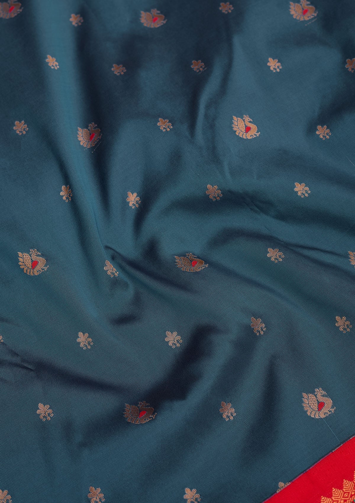 Blue Zariwork Pure Silk Saree