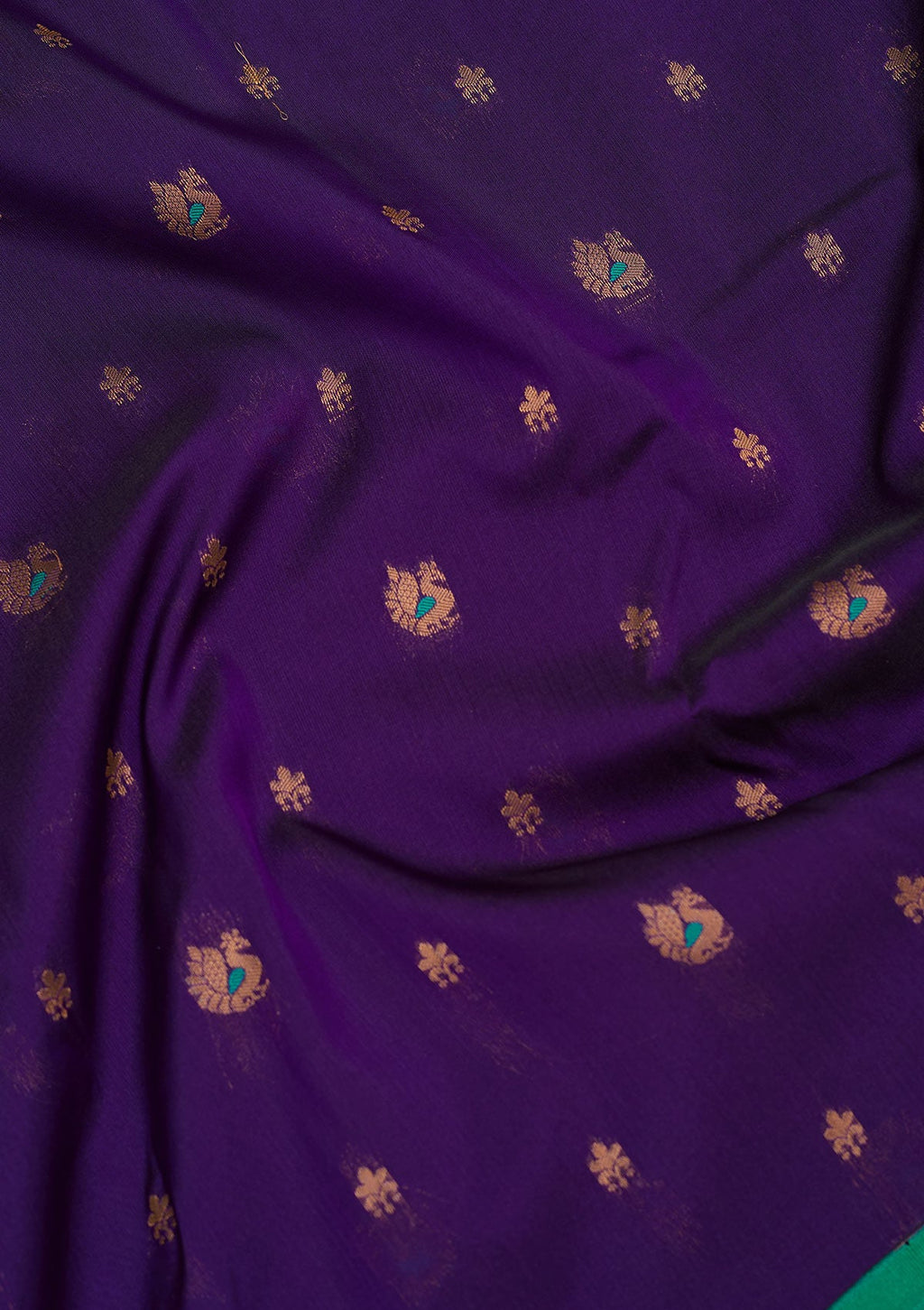 Royal Blue Zariwork Pure Silk Saree
