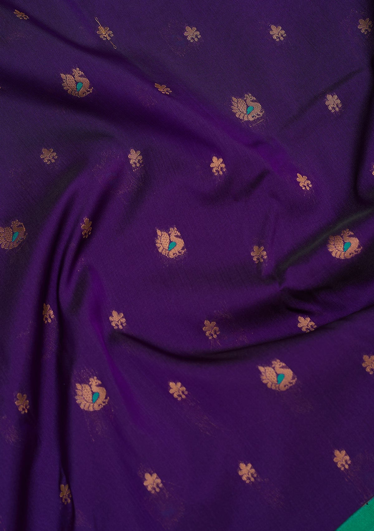Royal Blue Zariwork Pure Silk Saree