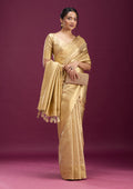 Gold Zariwork (Gold) Silk Saree