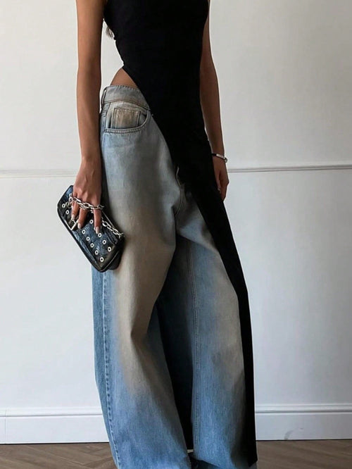 Elegant Edge Slant Long Top