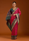 Magenta Pink Kanjivaram Art Silk Silk_Saree