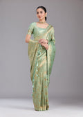 Pista Green Zariwork Art Silk Silk_Saree