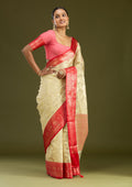 Gold Zariwork (Gold) Cotton Silk Saree
