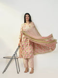 Women's Floral Pink Kurta Set with Dupatta