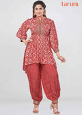 Modal Sequins Fusion/Indo-Western Set