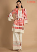 Rust Cotton Fusion/Indo-Western