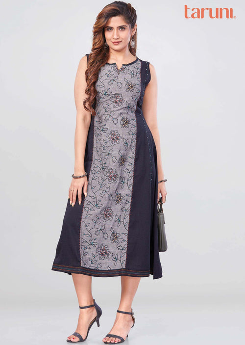 Black Reyon Midi Dress