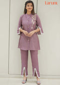 Dark Onion Pink Modal Co-Ord Set