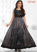 Grey & Grey georgette Printed Long Dress
