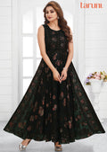Black Braso Chiffon Long Dress