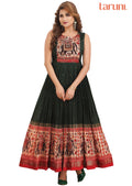 Maroon Silk Long Dress