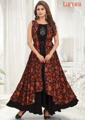 Black Georgette Long Dress
