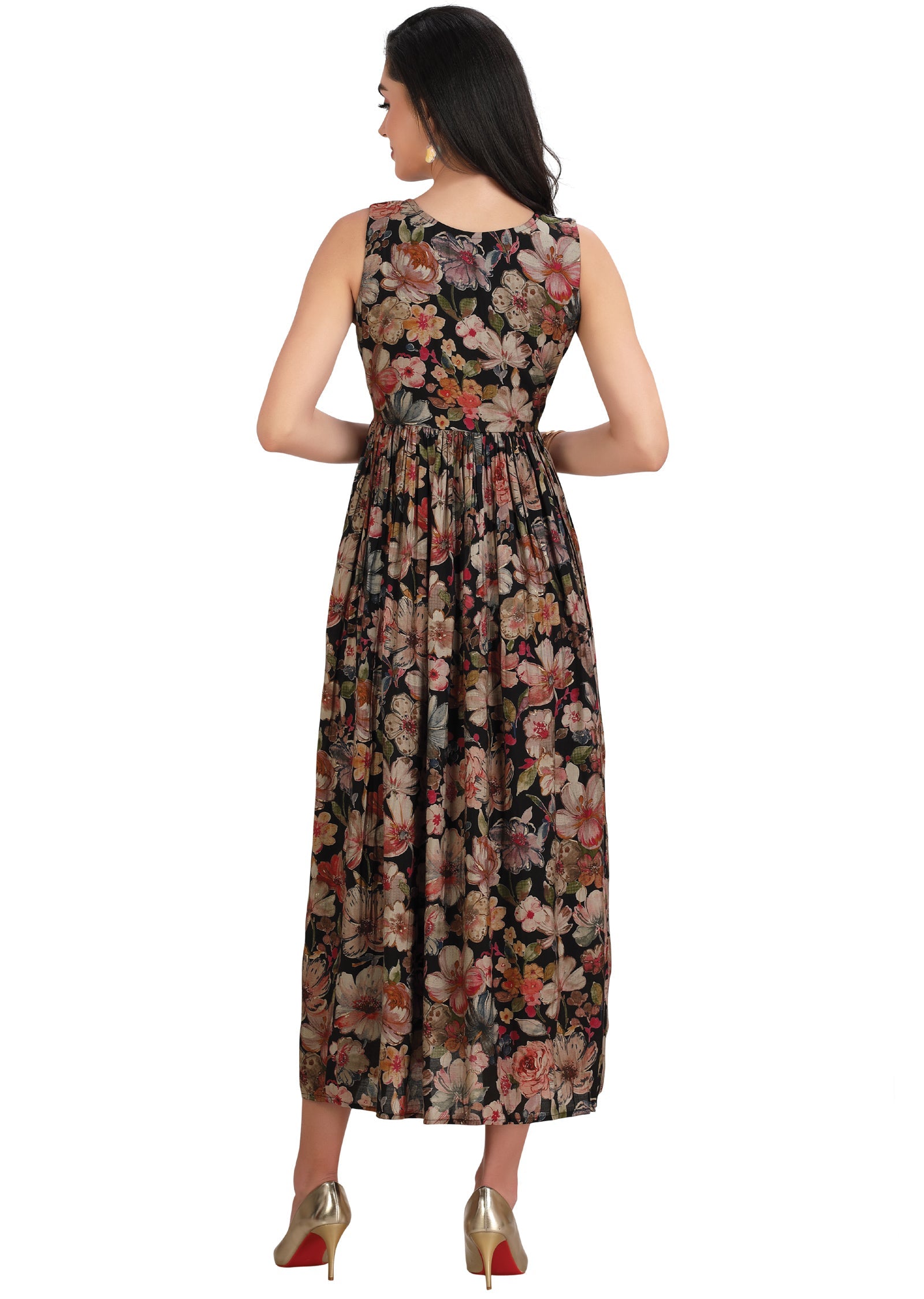 Black Modal Long Dress