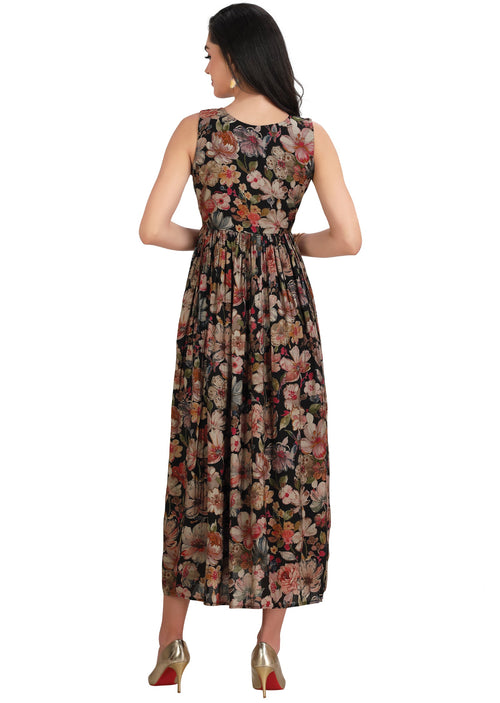 Black Modal Long Dress