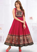 Rani Pink Silk Long Dress