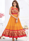 Mustard Silk Long Dress