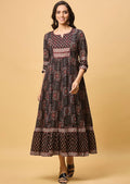 Black Cotton Long Dress