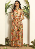 Multicolor Muslin Long Dress