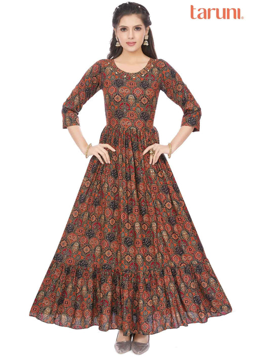 Black Reyon Long Dress