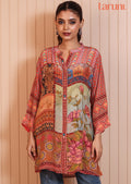 Multi Color Crepe Short Kurti