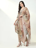 Women's Floral Multi Straight Kurta Set with Dupatta