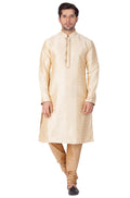 Men's Gold Zari Weaved Kurta Pyjama Set