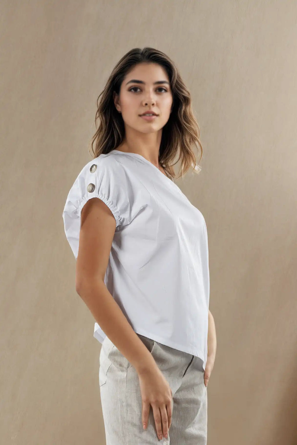 White Mirage Top