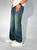 Subtle Fade Blue Straight Fit Jeans