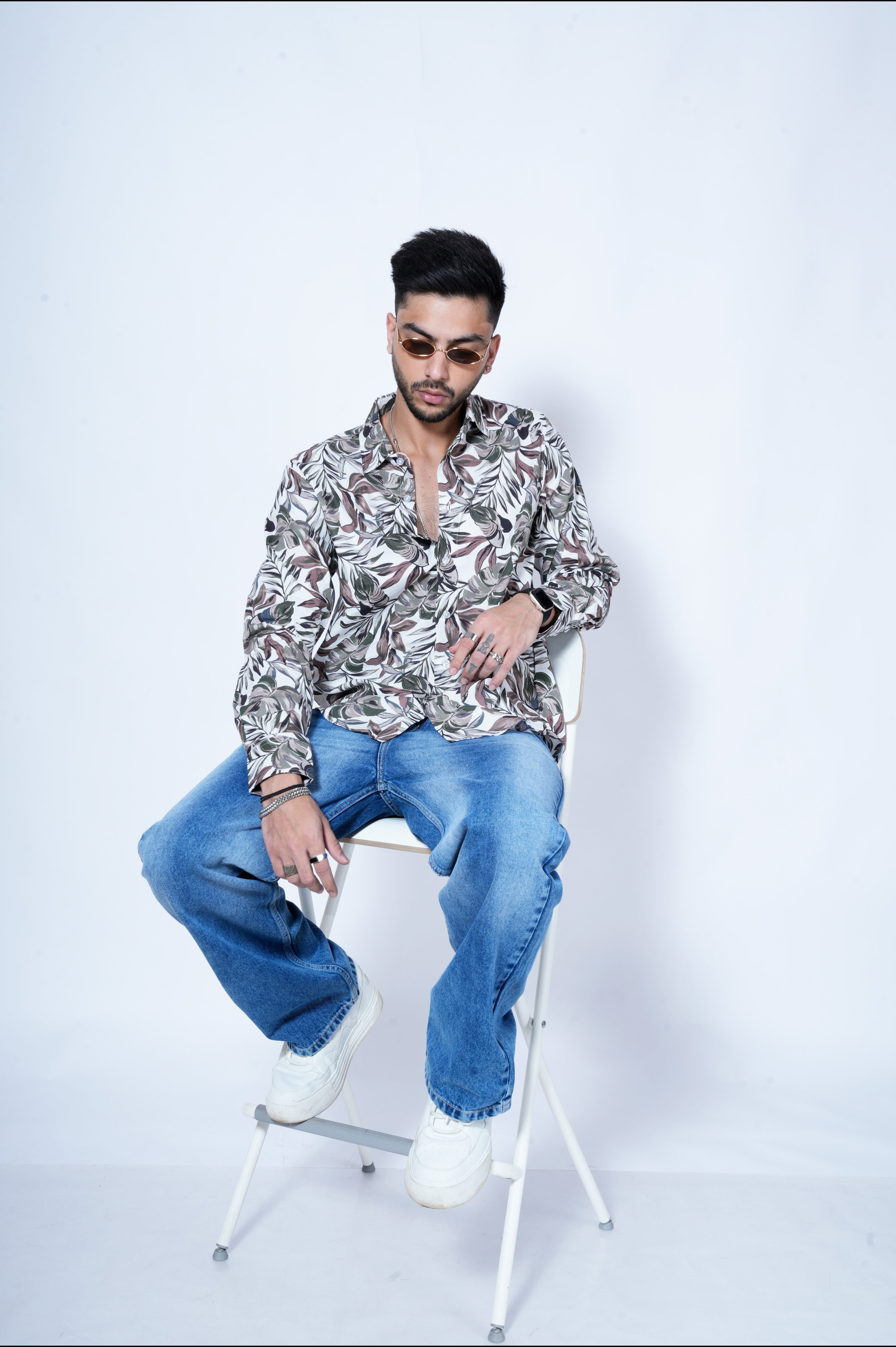 Nature's Art Print Full Sleeves Shirt