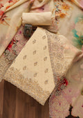Gold Stonework Georgette Unstitched Salwar Suit