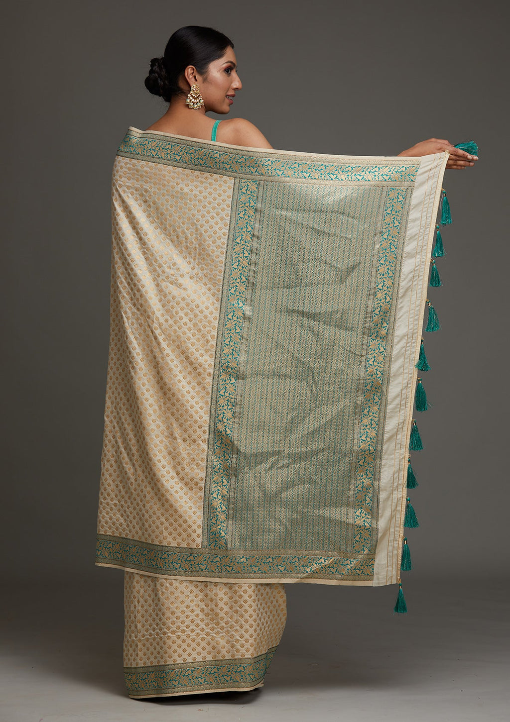 Gold Zariwork Banarasi Saree