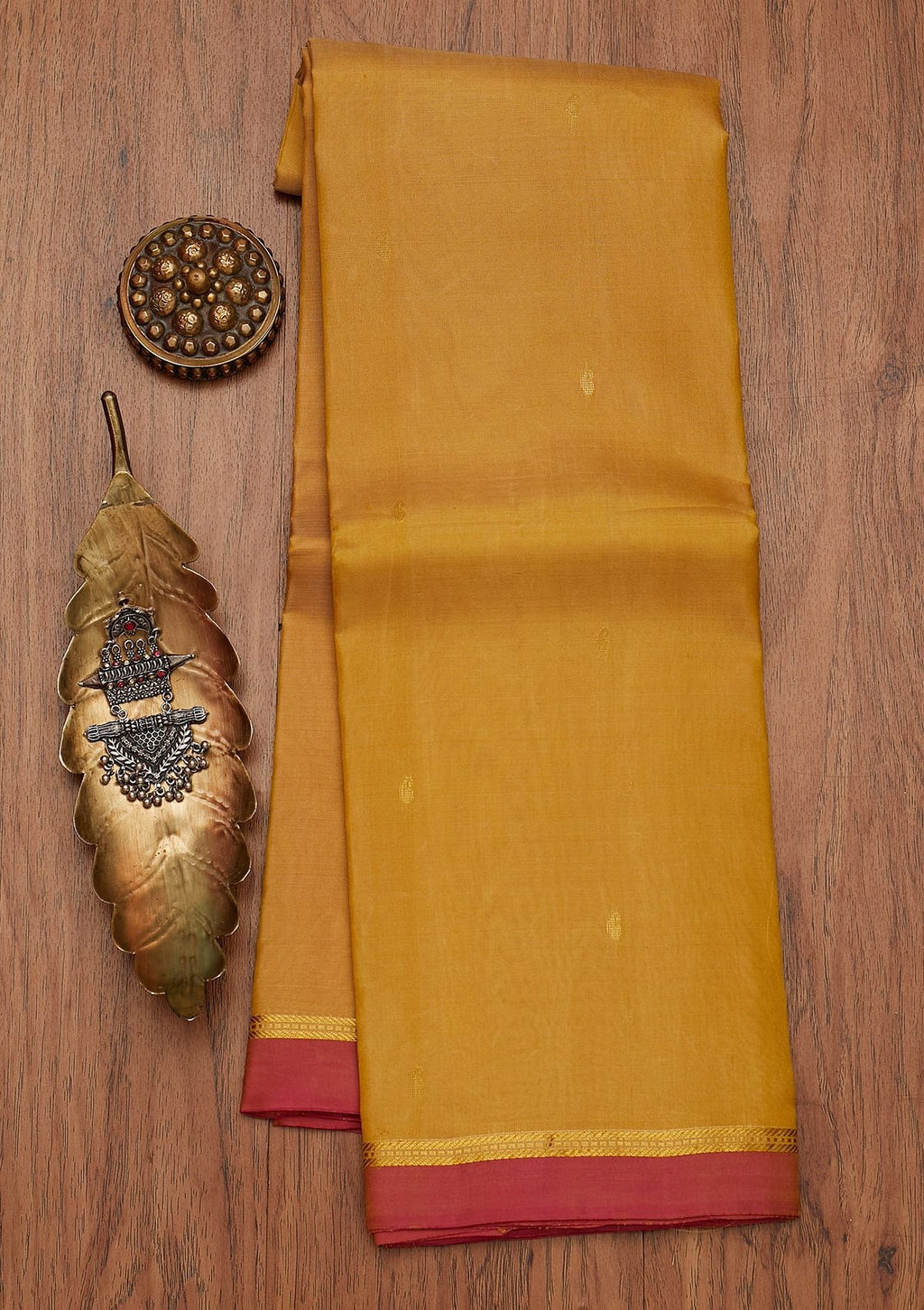 Gold Zariwork Pure Silk Saree