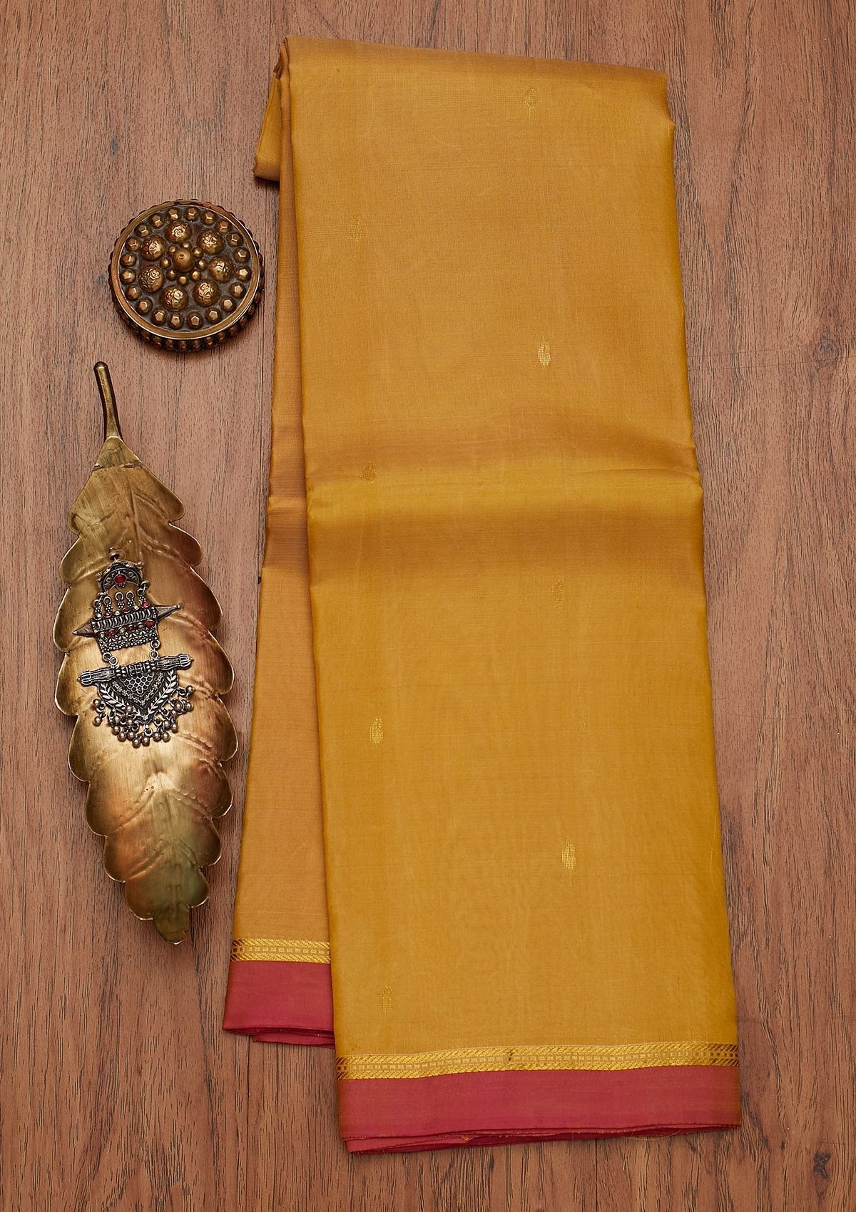 Gold Zariwork Pure Silk Saree